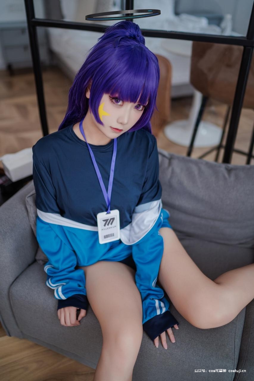 lunananya-蔚蓝档案-早濑优香体操服[28P] 小姐姐 预览3图