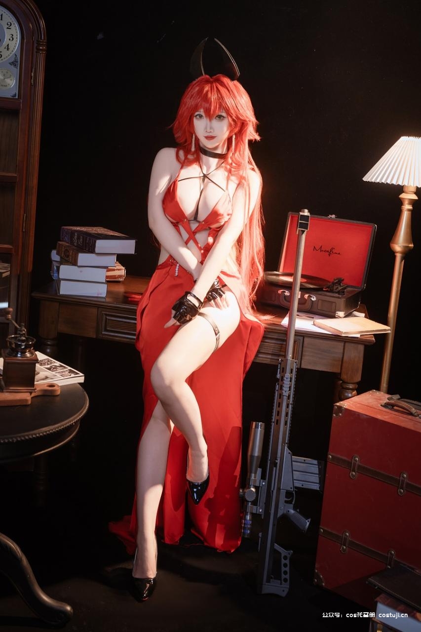 面饼仙儿-Nikke-小红帽荒诞红礼服[24P] 小姐姐 预览3图