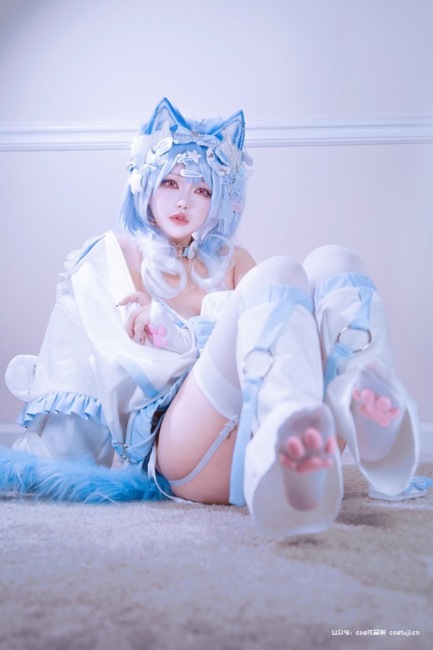 狐洛洛子-水色猫猫头[40P] 小姐姐 预览2图