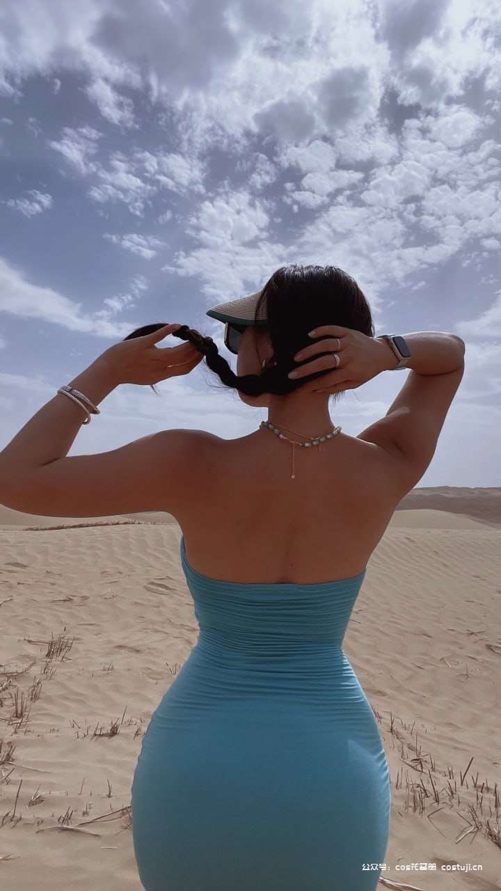 抖音41W粉#鹿瑶 微密圈No.015期 沙漠柔情[15P]